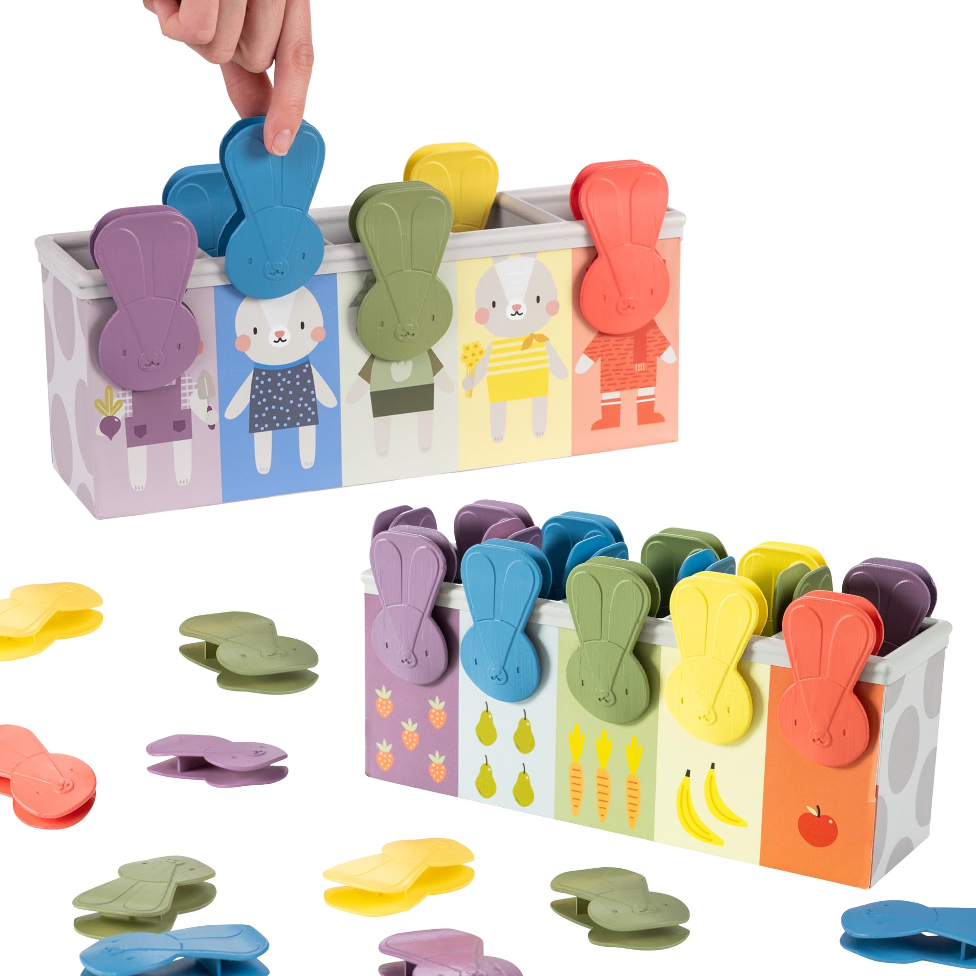 Taf Toys Match & Count Bunny Toy - Educational Counting Game for Toddlers & Preschoolers - Perfect for Early Learning, Playtime, and Birthday Gifts