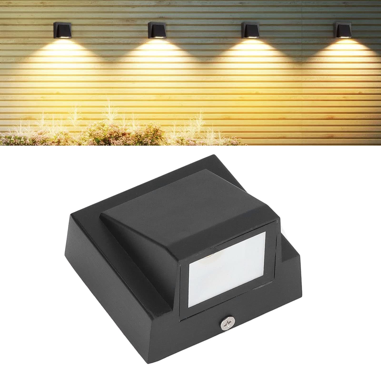 **Haofy LED Wall Light - Waterproof Outdoor Wall Lamp, Decorative LED Wall Sconce for Home, Garden, Pathway, Yard, Porch & Garage - Perfect for Ambient and Security Lighting**