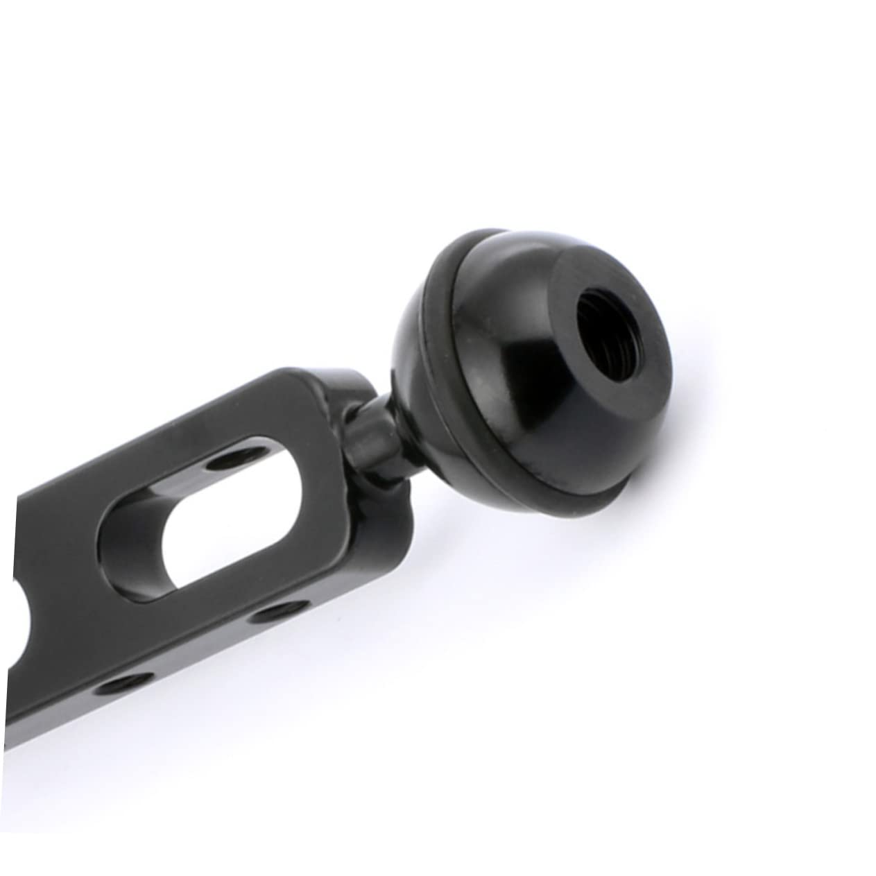 CLISPEED 13cm Aluminum Alloy Dual Ball Arm for Underwater Torch Diving - Adjustable Mounting Bracket for Scuba Diving Lights & Underwater Photography Equipment