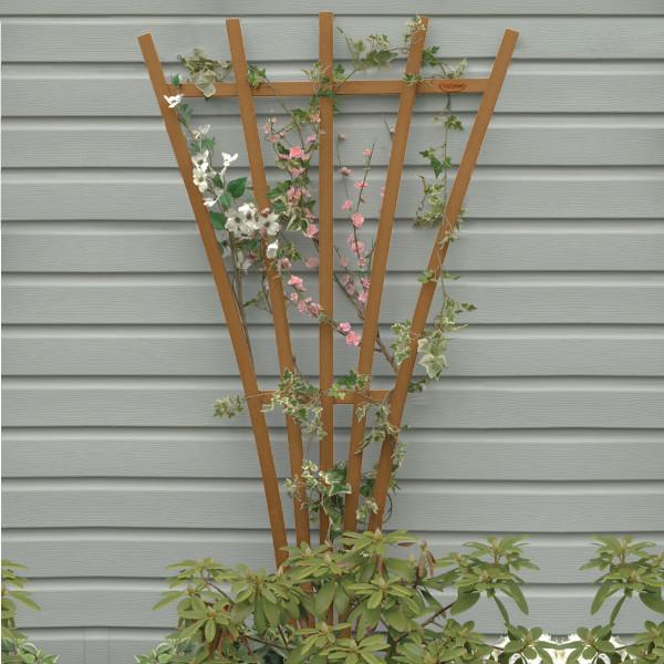 Eco-Friendly Hartford Fan Trellis - Durable Garden Climbing Plant Support for Vines, Flowers & Vegetables | Perfect for Outdoor Gardens, Balconies & Greenhouses