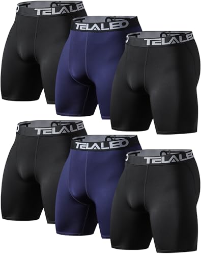 6 Pack Black/Navy Blue