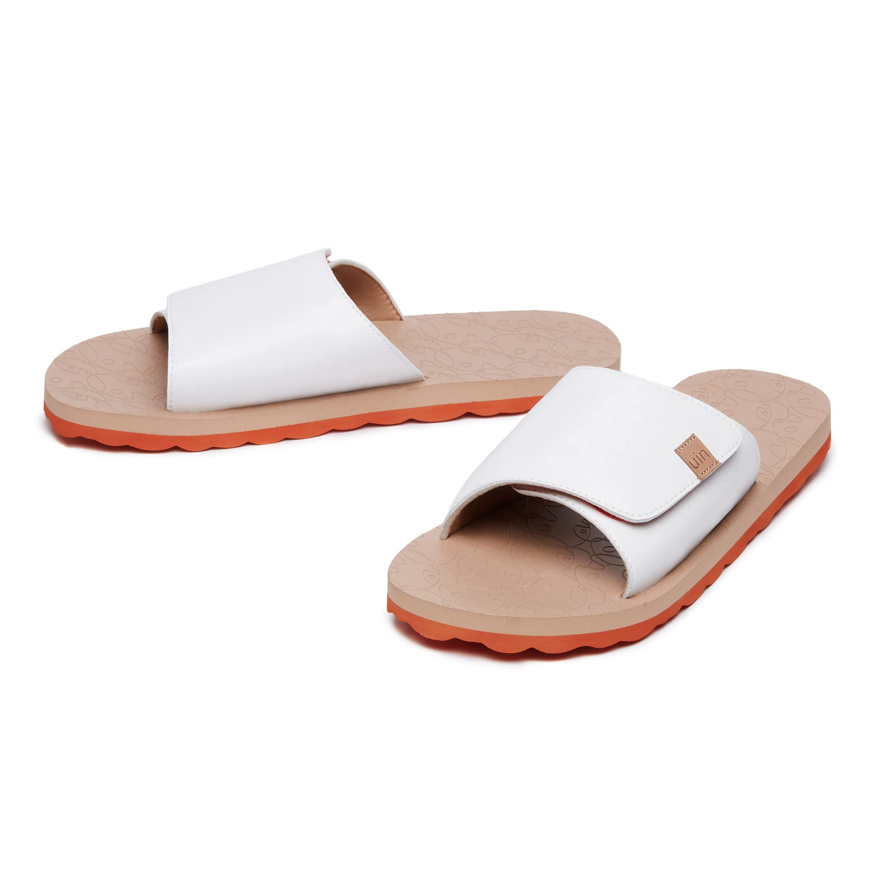 UIN Women's Flip Flops - Comfortable Non-Slip Thong Sandals for Beach, Summer & Travel | Hand-Painted Art Design | Casual Slippers for Walking, Vacation & Outdoor Activities