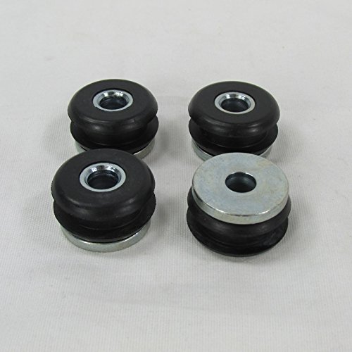 Custom Motorcycle Gas Tank Mounting Kit - Steel Frame Plates, Rubber Mounts & Hardware for Harley Chopper, Bobber, Café Racer - Universal Fit for All Bikes - DIY Custom Builds & Restoration Projects