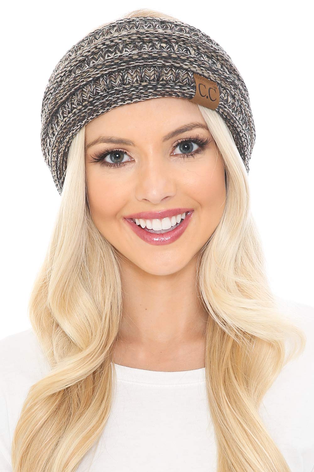 Soft Stretch Winter Warm Cable Knit Fuzzy Lined Ear Warmer Headband for Women & Men - Cozy Cold Weather Accessory for Skiing, Running, and Outdoor Activities