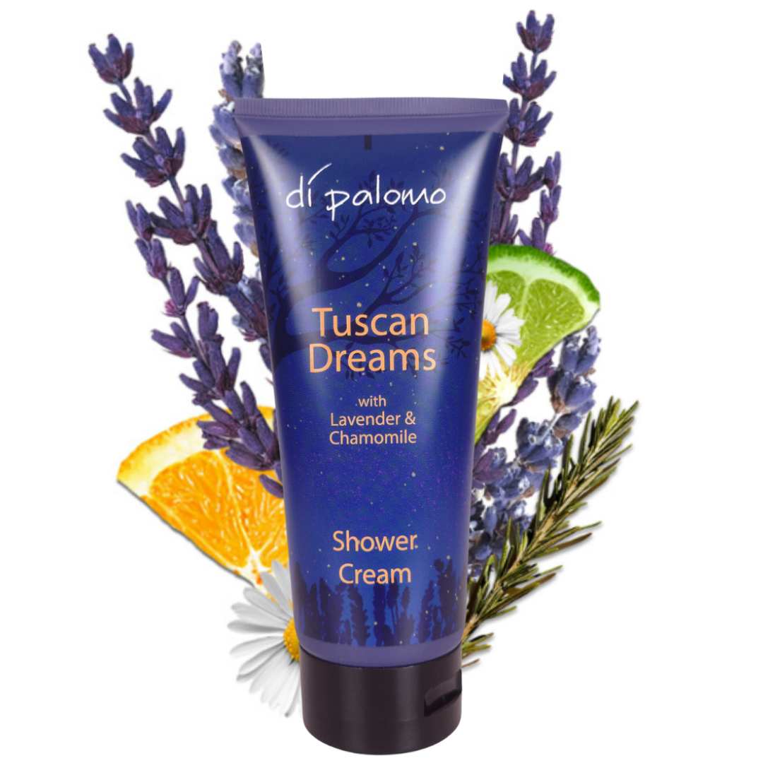 Di Palomo Tuscan Dreams Shower Cream 200ml - Luxury Body Wash for Men & Women, Moisturizing & Hydrating, Vegan & Cruelty-Free - Perfect for Spa Days, Romantic Evenings & Daily Self-Care Routine