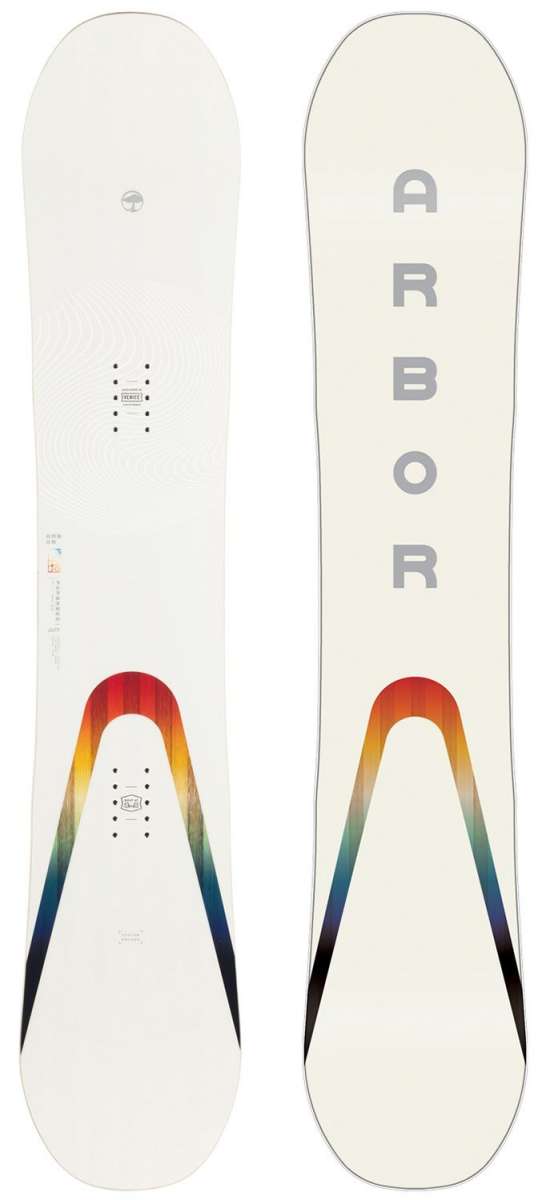 Arbor Women's Poparazzi Rocker Snowboard 2023 - All-Mountain Freestyle Snowboard for Women | Perfect for Park, Powder & Groomed Runs