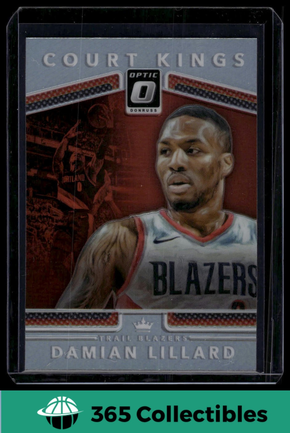 2017-18 Panini Donruss Optic Damian Lillard #33 Basketball Card - Trailblazers Star Player - Collectible Trading Card for NBA Fans & Card Collectors - Perfect for Display, Trading, and Investment