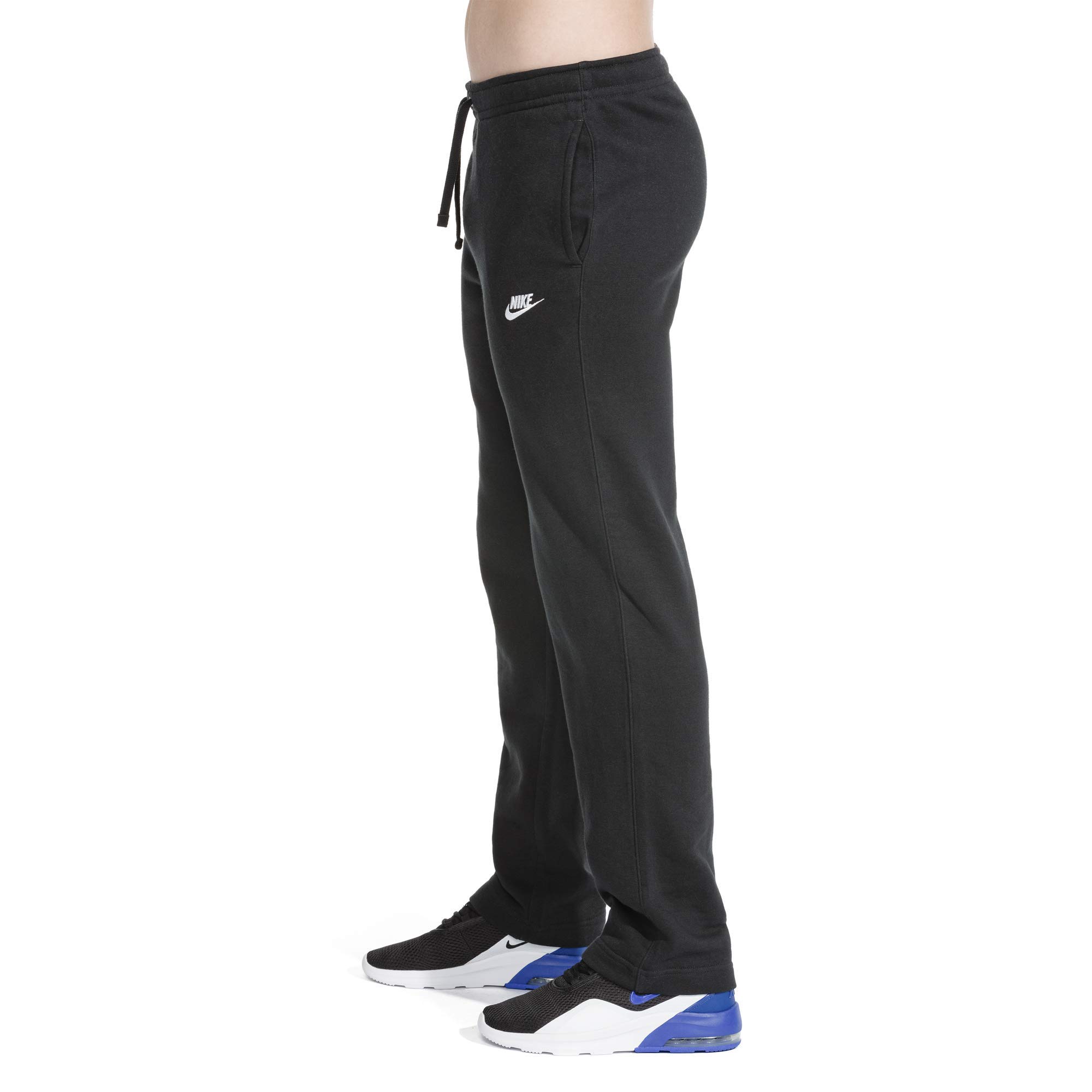 Nike Men's Open Hem Club Fleece Pants - Comfortable Athletic Joggers for Gym, Running & Casual Wear