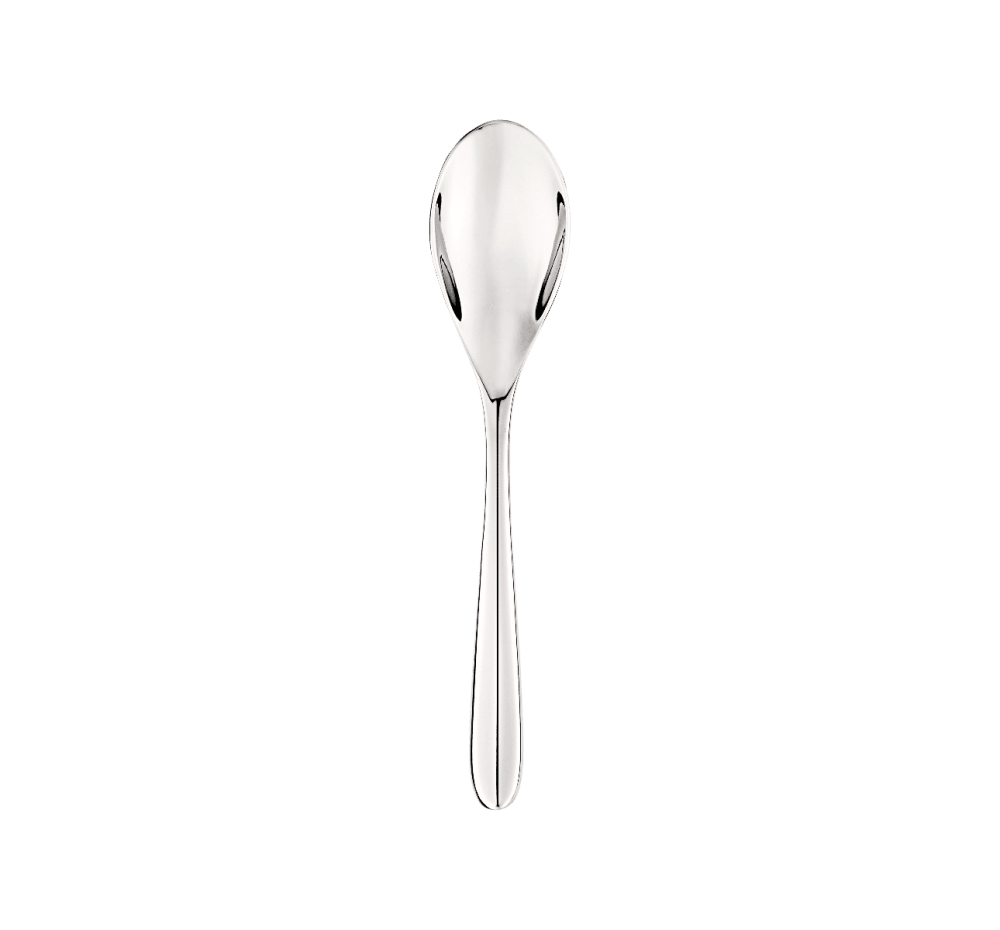 Christofle L'Ame de Christofle Dessert Spoon - Elegant Silver-Plated Dessert Spoon for Fine Dining, Wedding Gifts & Luxury Table Setting