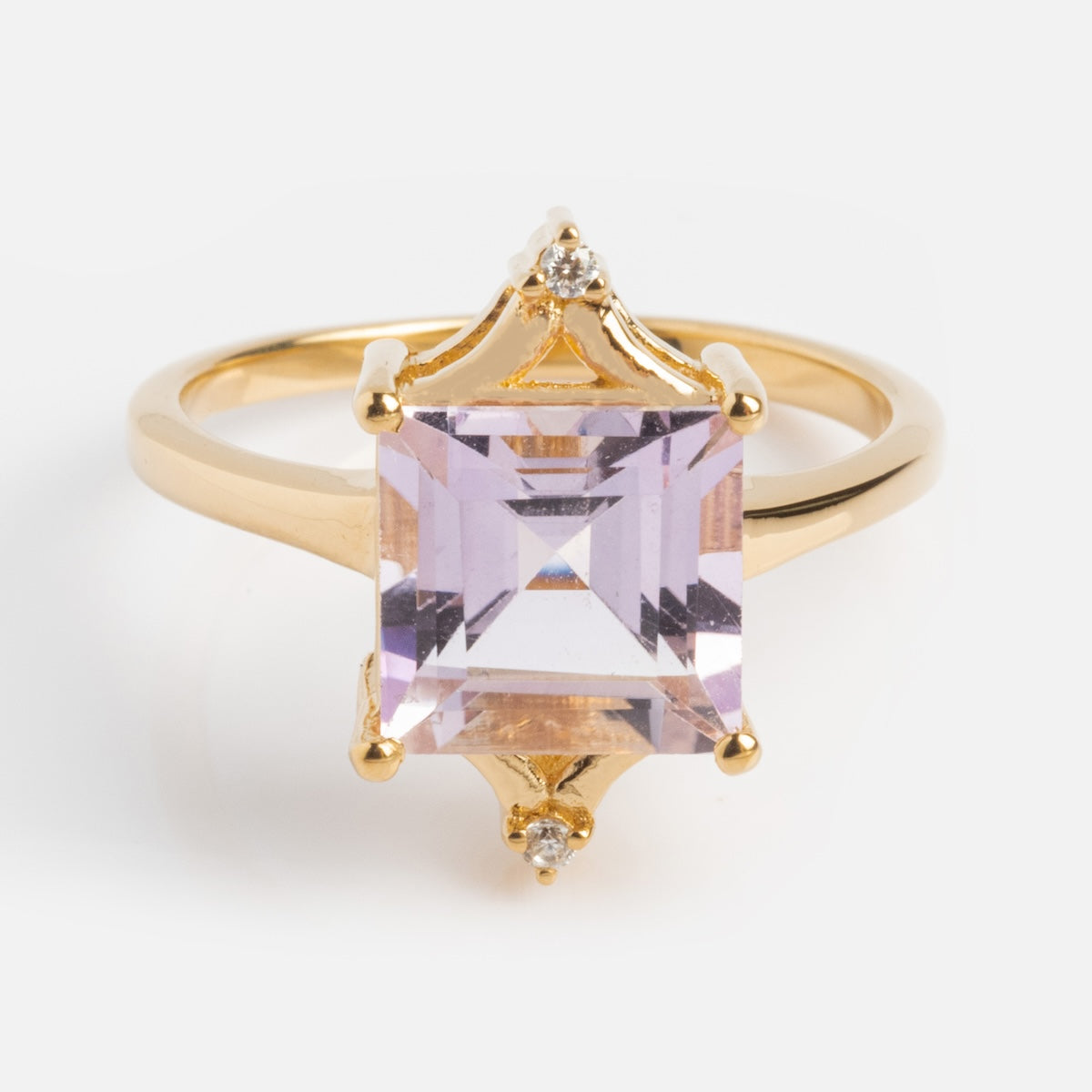Diana Ring - Elegant Silver Plated Cubic Zirconia Women's Fashion Ring for Parties, Weddings & Everyday Wear | Perfect Gift for Her
