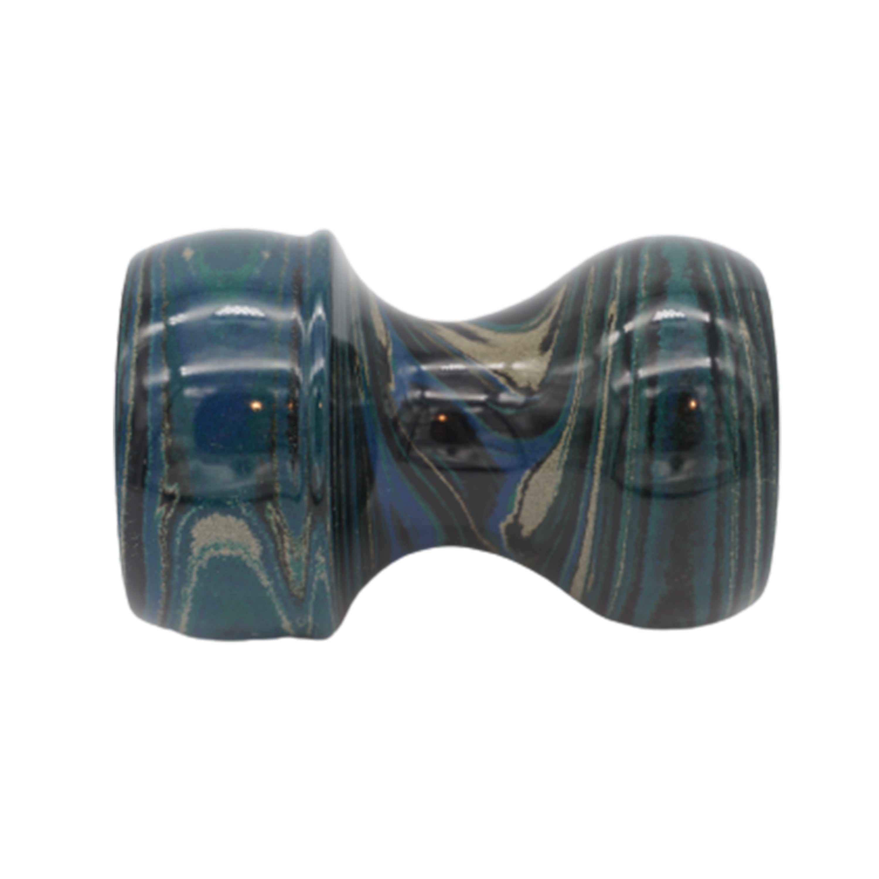 Premium Handcrafted Ebonite Shaving Brush Handle for Wet Shaving - Fits 24mm & 26mm Knots - Perfect for Travel & Home Grooming Rituals