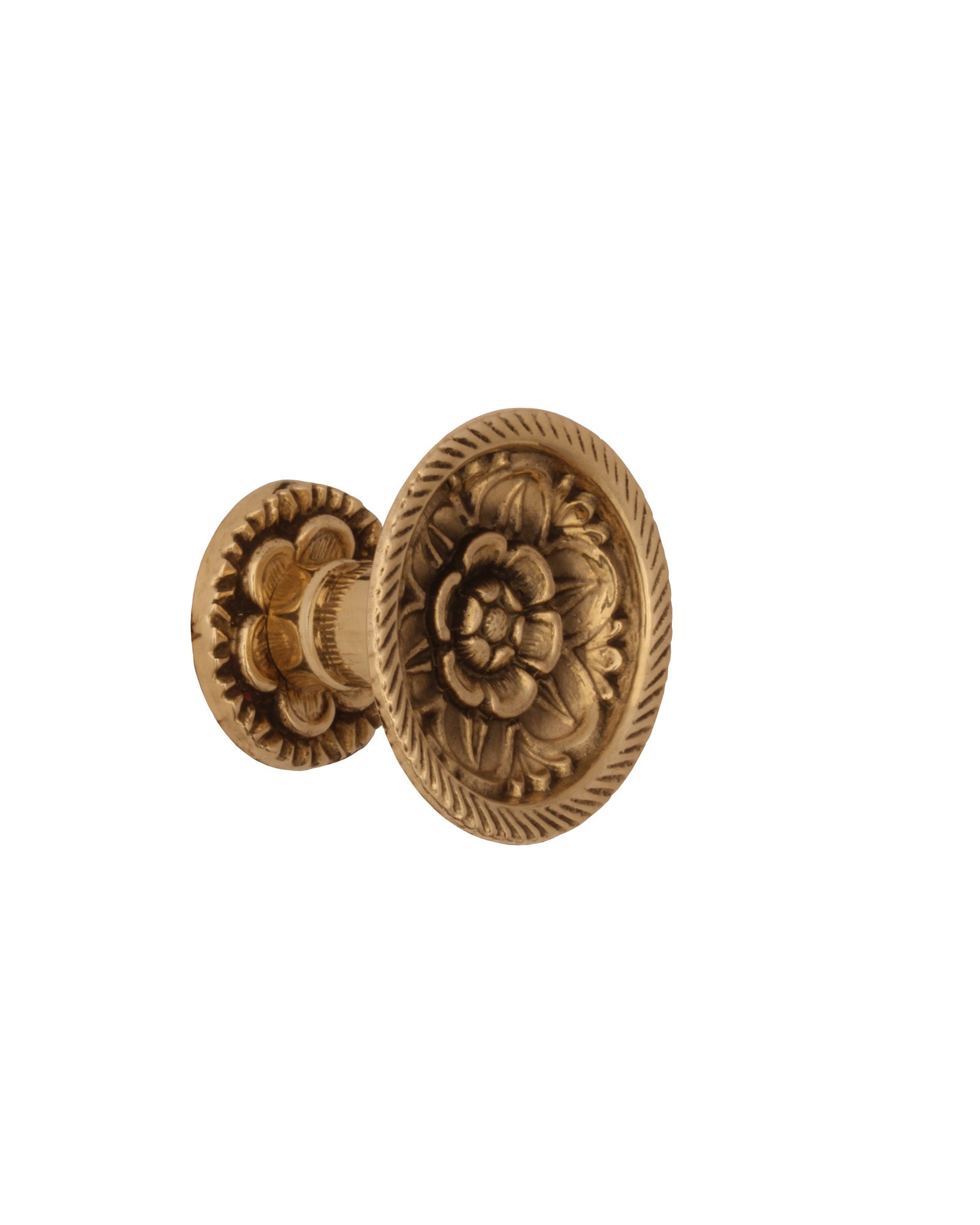 Knopp Blomma Brass Wall Hook - Elegant and Durable Hooks for Hanging Coats, Hats, and Decor in Home, Office, or Entryway
