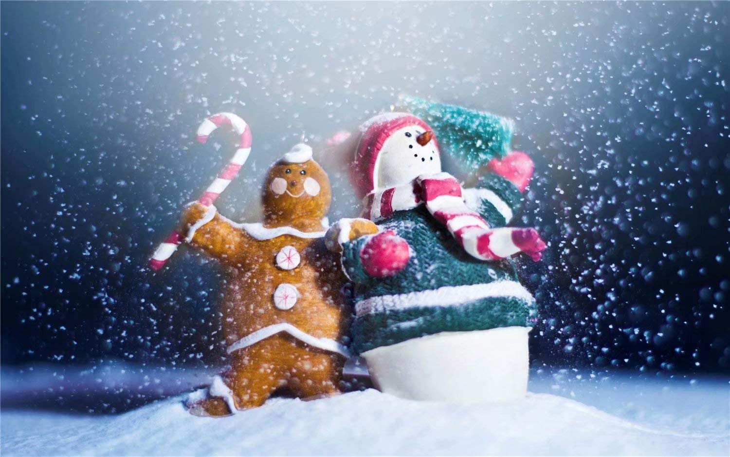 5D DIY Full Drill Diamond Painting Kit - Snowflake Gingerbread Man Snowman Christmas Design (11.8x19.7 Inch) for Home Wall Decor, Living Room, Bedroom, Office & Gift Giving