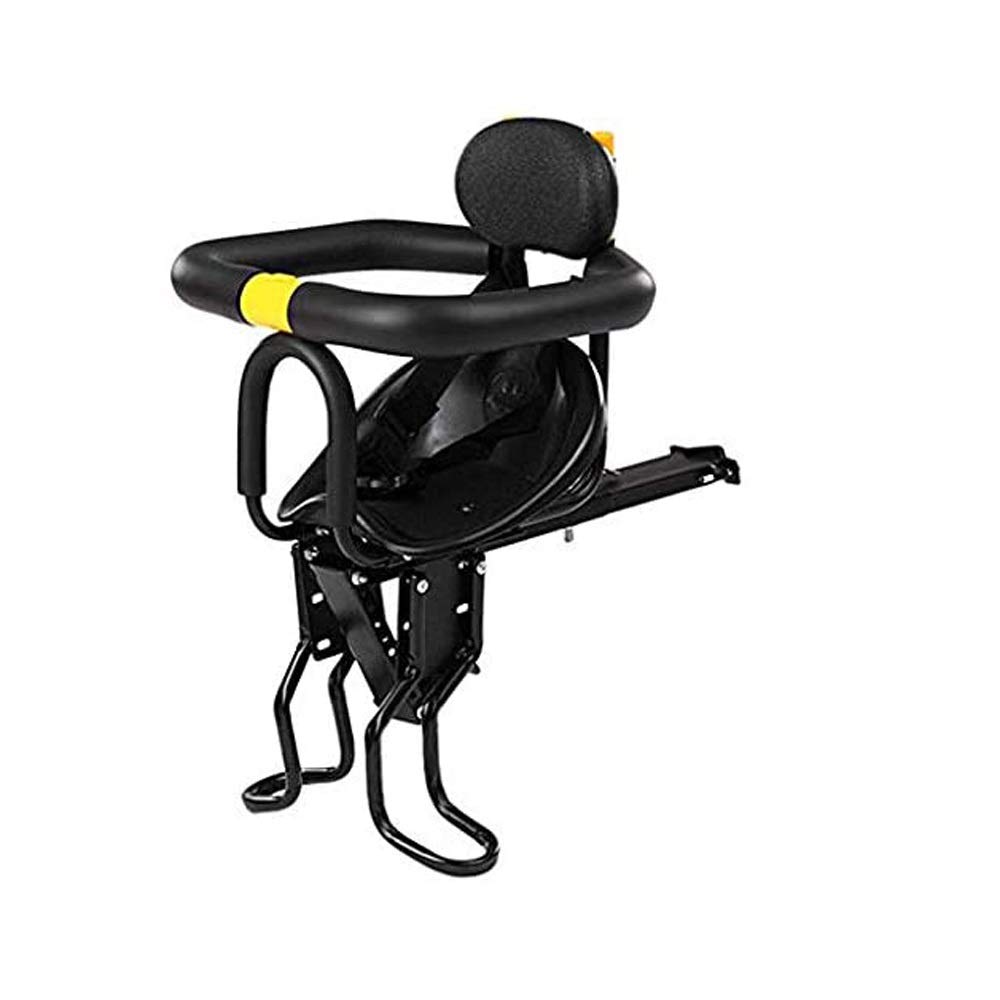 Adjustable Mountain Bike Front Seat Rack - Safe Child Carrier for Folding Bikes & Commuter Bikes - Perfect for Family Cycling, Urban Commuting & Outdoor Adventures