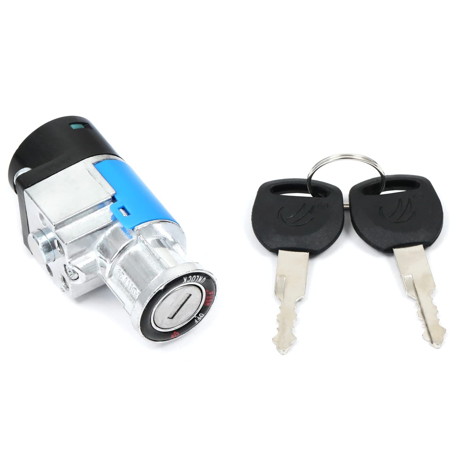 ECOTRIC Bike Lock Set - Secure Keyed Lock for Electric Bicycles | Weatherproof Anti-Theft Protection | Perfect for Commuting, Campus & Urban Riding