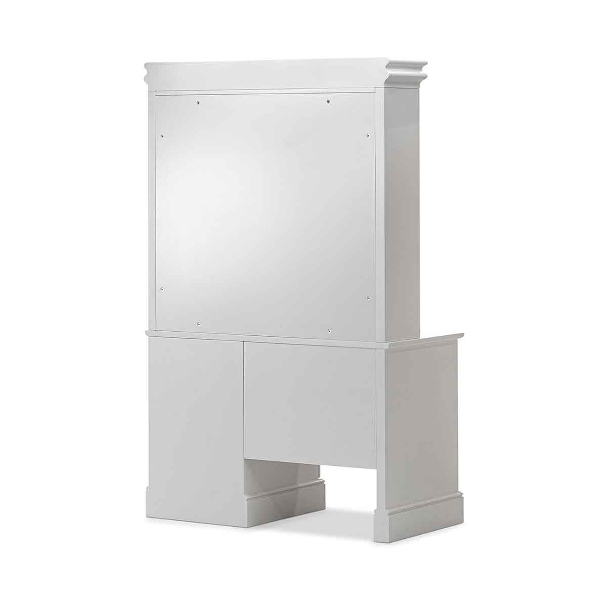 3-Drawer 5-Shelf Hutch Study Desk - Compact Home Office Desk with Storage for Small Spaces | Perfect for Study, Workstation, Dorm Room & Home Office Organization