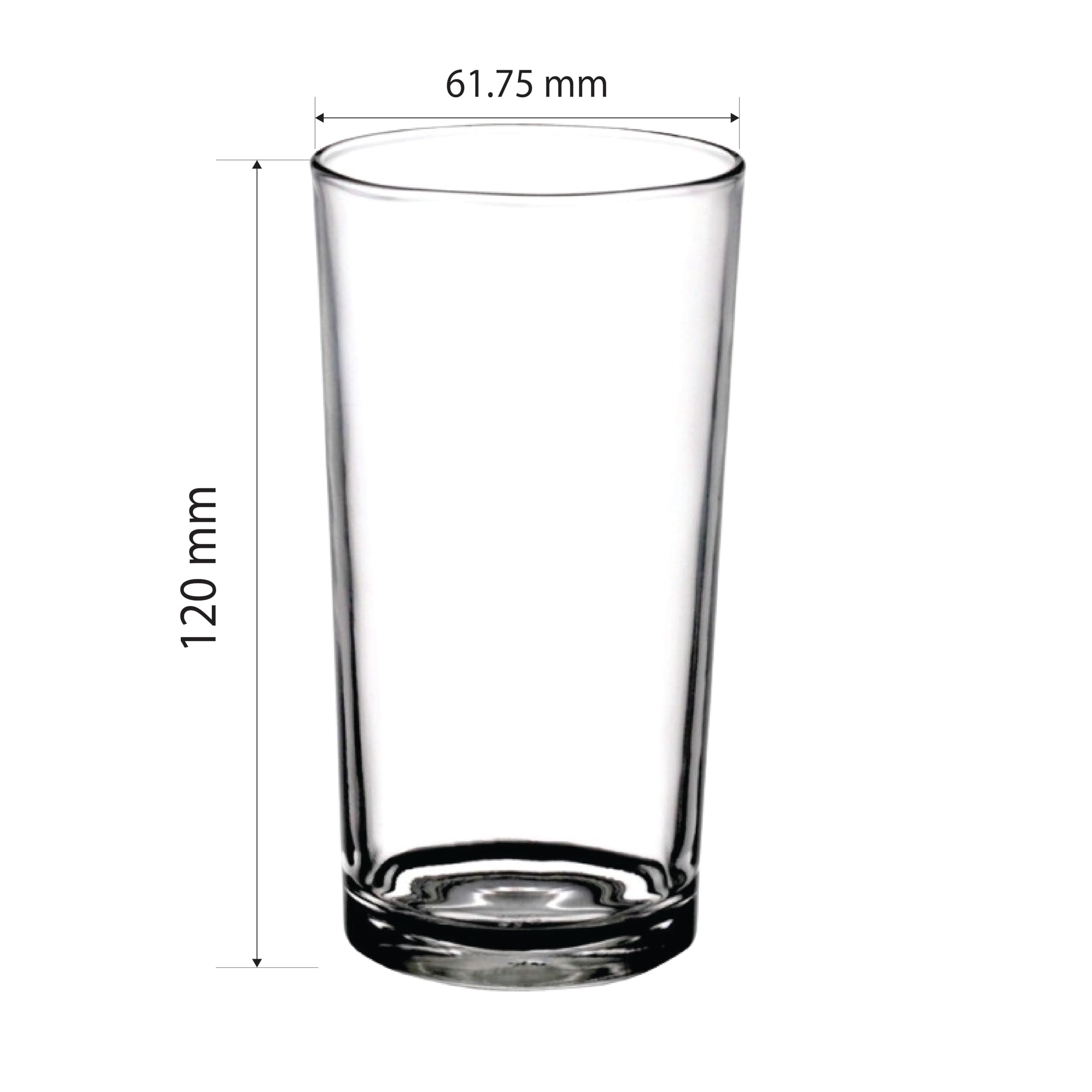 Yera Epitome Glass Tumbler Set of 6 - 285ml Clear Drinking Glasses for Hot & Cold Beverages, Juice, Cocktail, Milkshake & Smoothie | Perfect for Home Use, Parties, Restaurants & Gifts | Great for Daily Use, Entertaining Guests & Special Occasions