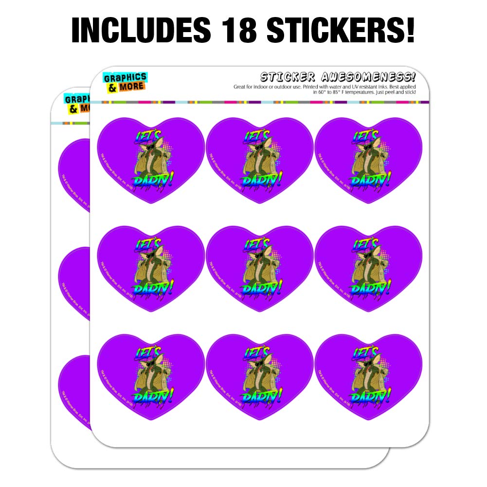 Gremlins Let's Party! Heart-Shaped Planner Stickers - Scrapbook, Calendar & Craft Decoration for DIY Projects, Bullet Journals, and Party Invitations