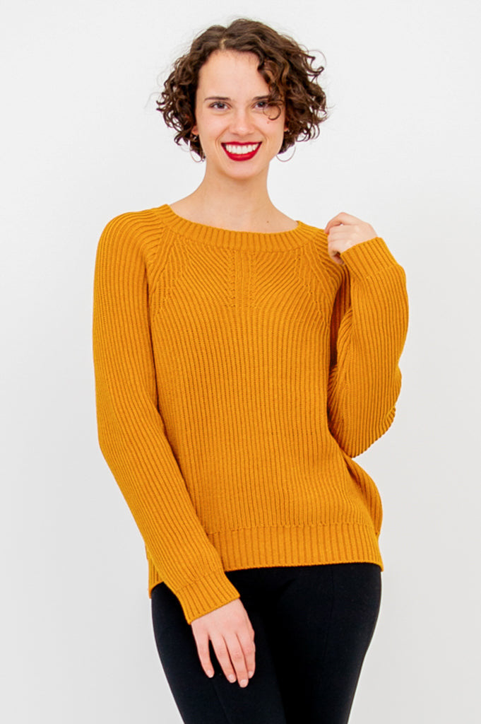 Davis Women's Cotton Sweater - Soft & Comfortable Tangerine Pullover for Fall & Winter | Casual Wear, Office Outfits & Cozy Loungewear