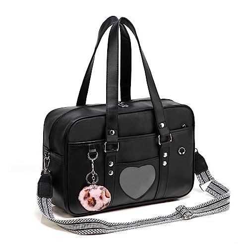 A3 Big Size,black Heart Window Pocket