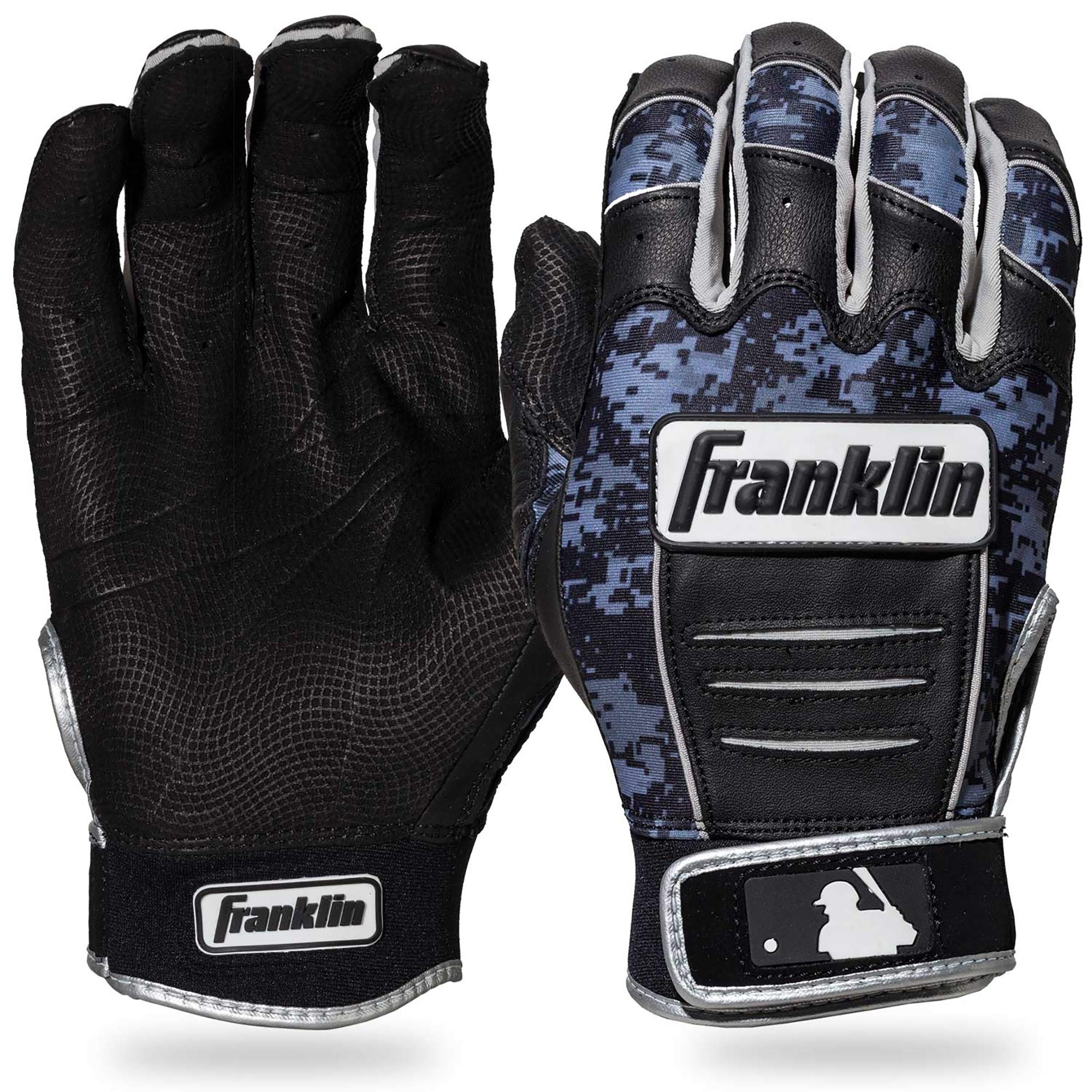 Franklin Sports MLB CFX Pro Adult & Youth Batting Gloves - Baseball & Softball Training Gloves for Hitting Practice - Available in All Sizes & Colors - Perfect for Batting Cages, Games & Field Practice