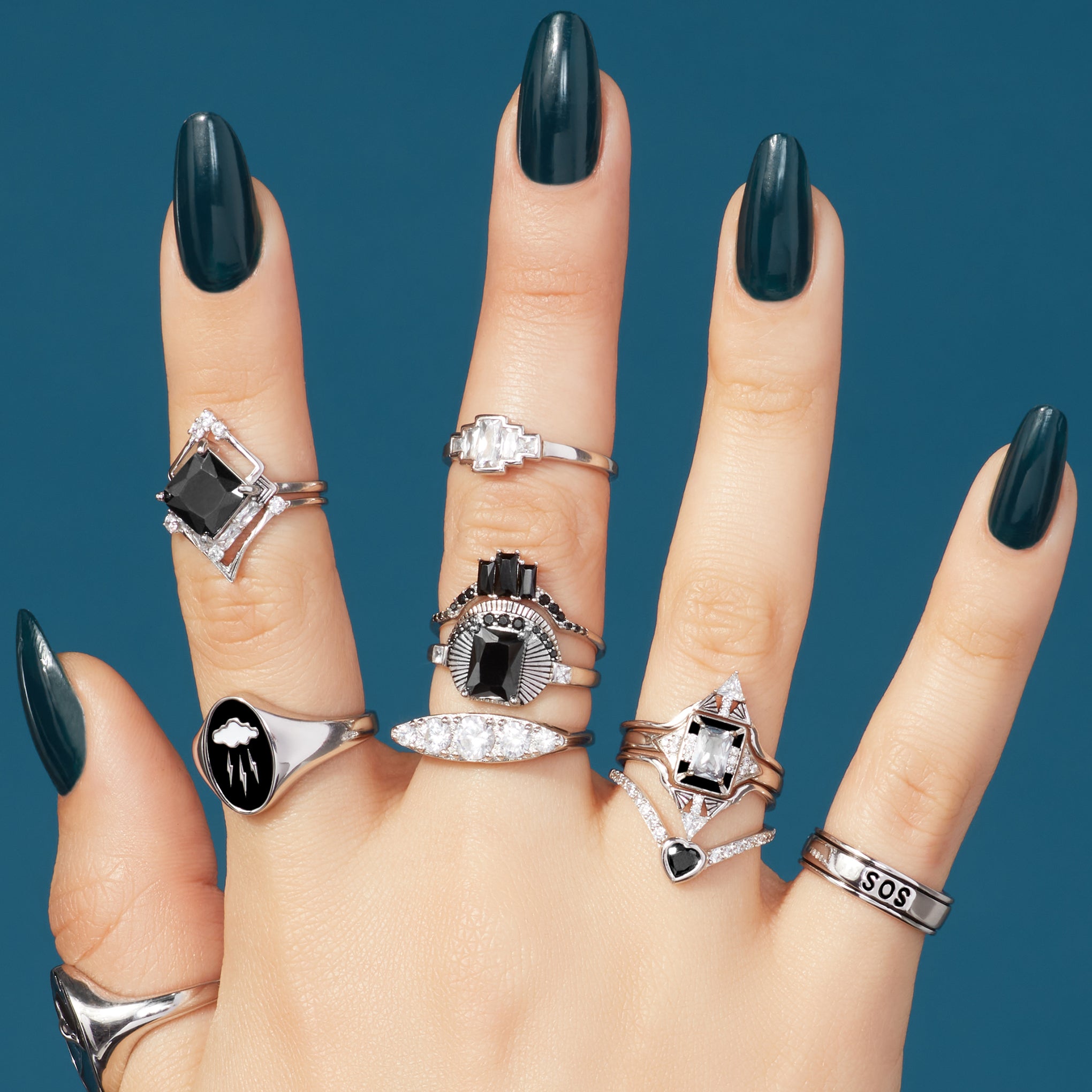 Elegant White Castle Ring Set for Women - Vintage Princess Style Jewelry Gift for Wedding, Engagement & Special Occasions