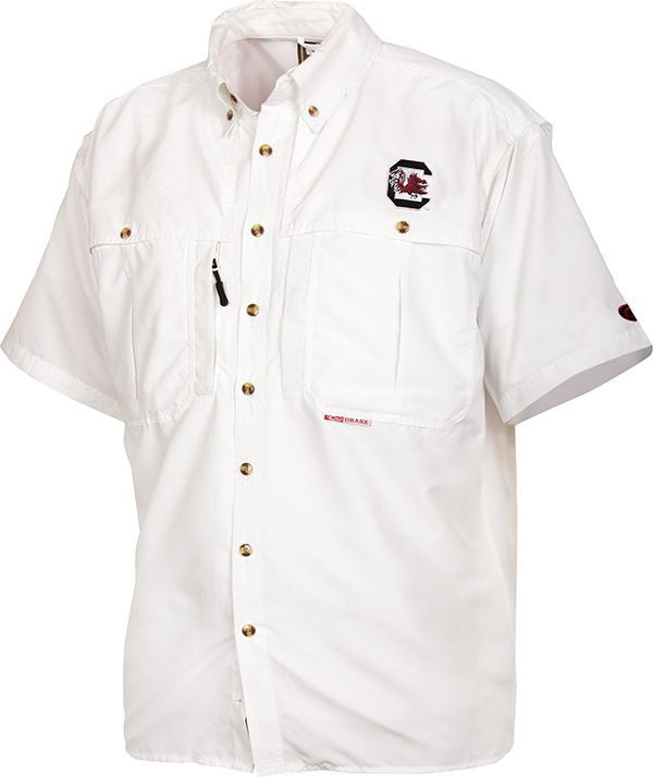 South Carolina Wingshooter's Shirt Short Sleeve - Hunting & Outdoor Apparel for Men - Perfect for Upland Bird Hunting, Shooting Sports & Casual Wear