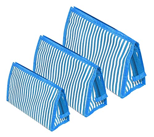 3-line blue bag