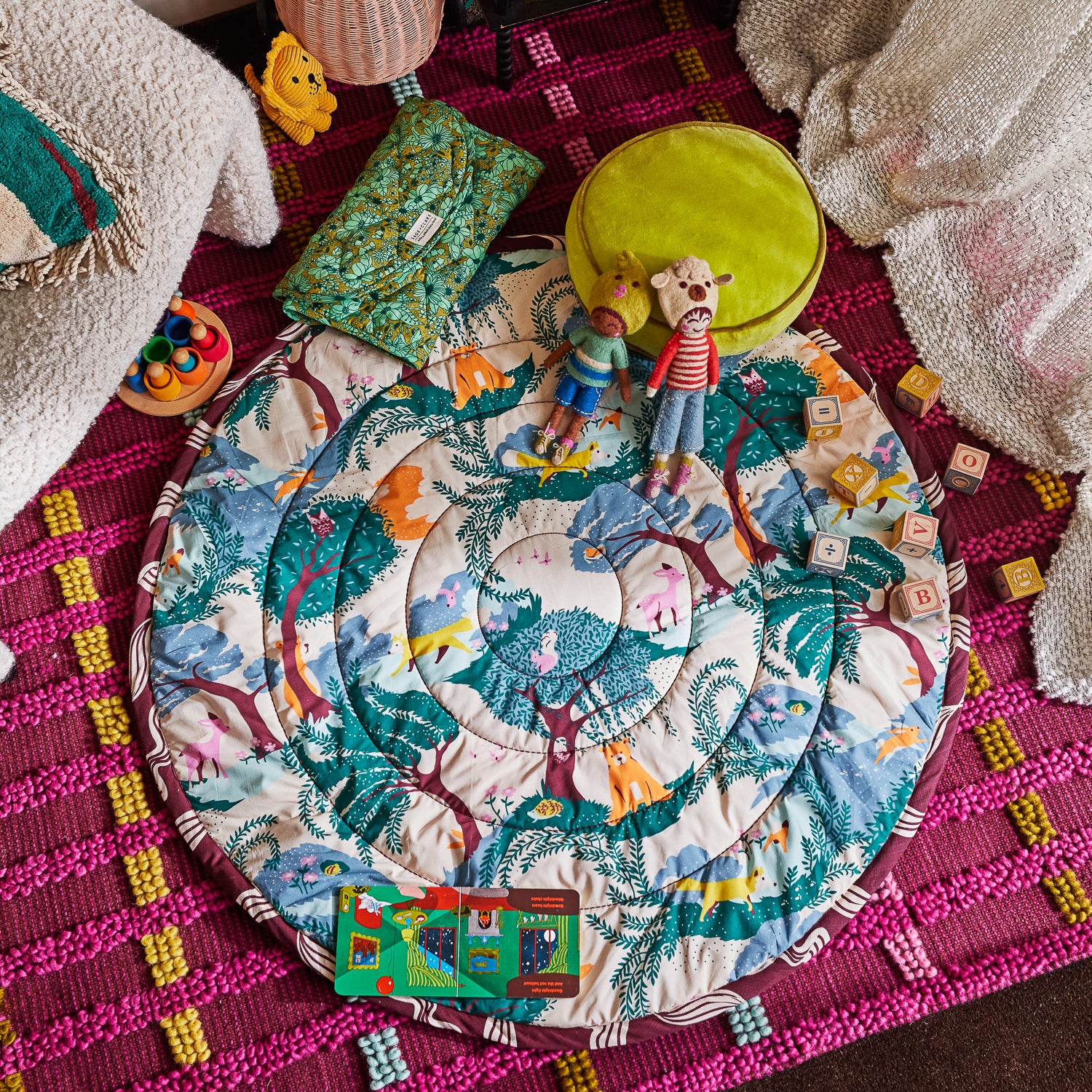Non-Toxic Baby Play Mat - Extra Large Waterproof Foam Floor Tiles for Kids & Toddlers - Soft Crawling & Play Area for Nursery, Daycare, Living Room - JARVIS Play Mat