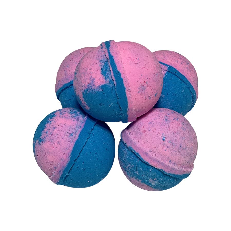 Best Cotton Candy Scented Bath Bombs for Relaxation & Self-Care - Luxurious Fizzy Bath Soak for Spa Day at Home
