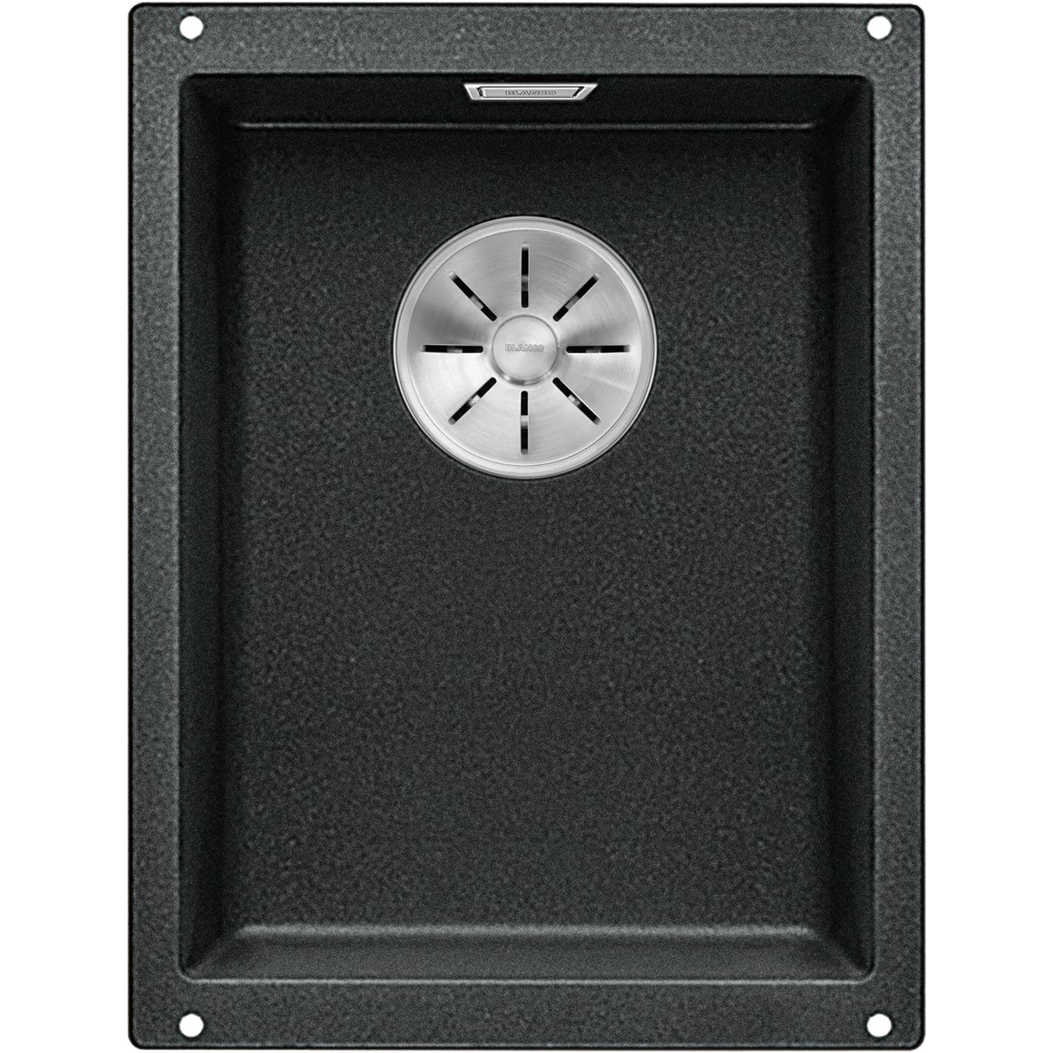 BLANCO 523406 SUBLINE Undermount Kitchen Sink - 40 cm Charcoal Granite Composite - Durable & Stylish for Modern Kitchens | Perfect for Meal Prep & Dishwashing
