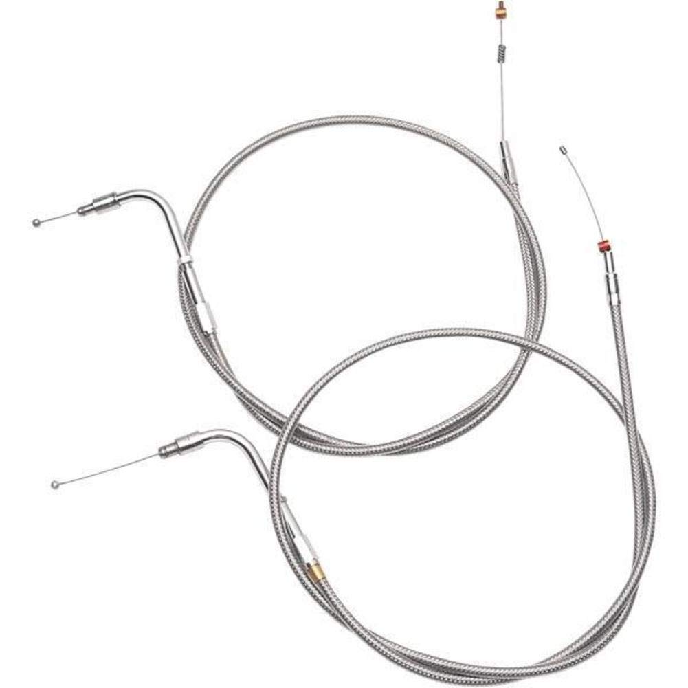 Barnett Performance Products 1023040017 Stainless Steel Idle Cable for Motorcycle & ATV - Durable Replacement Part for Smooth Throttle Control