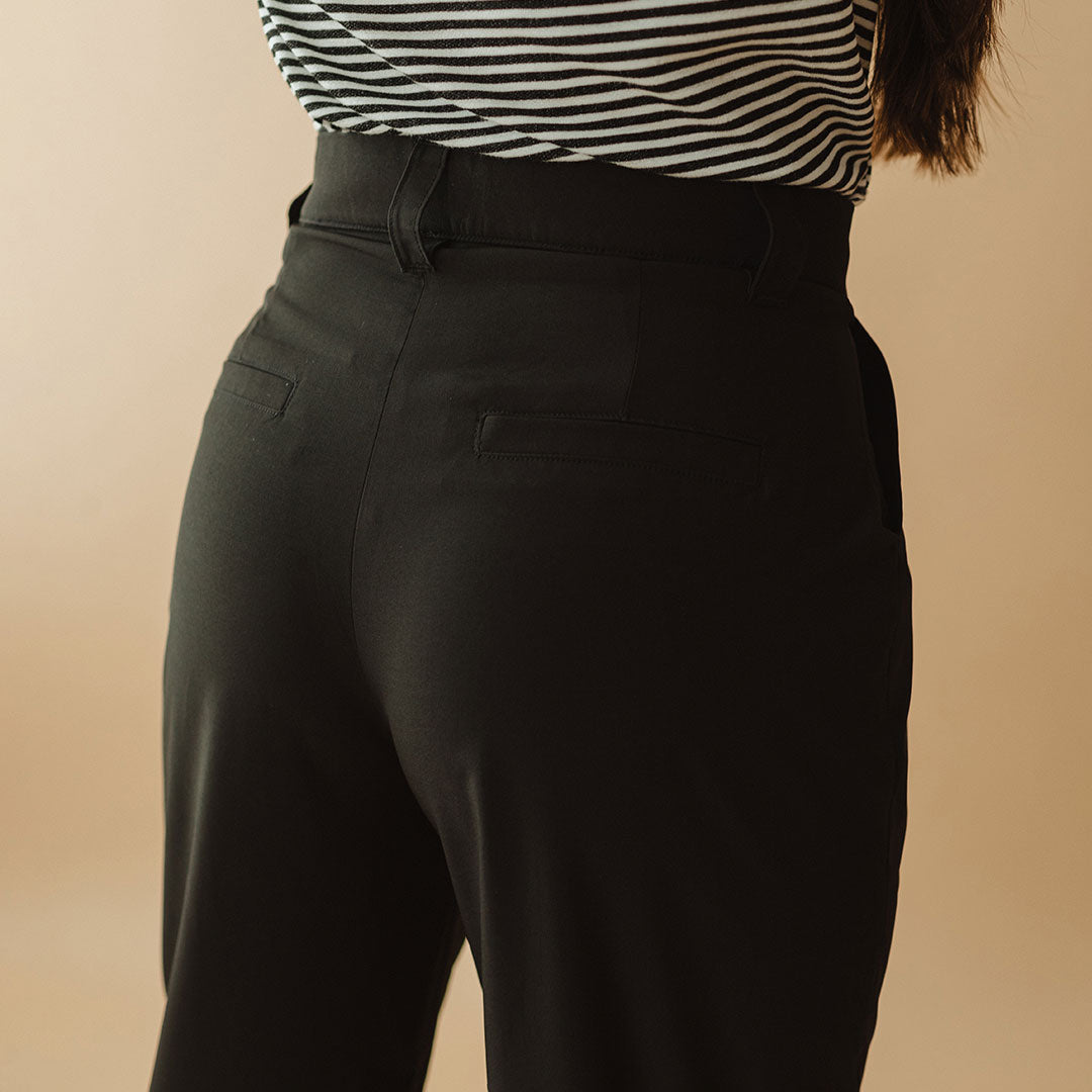 365 Jetsetter Black Pants - Comfortable & Stylish Travel Trousers for Men & Women | Perfect for Business Trips, Commuting & Casual Wear