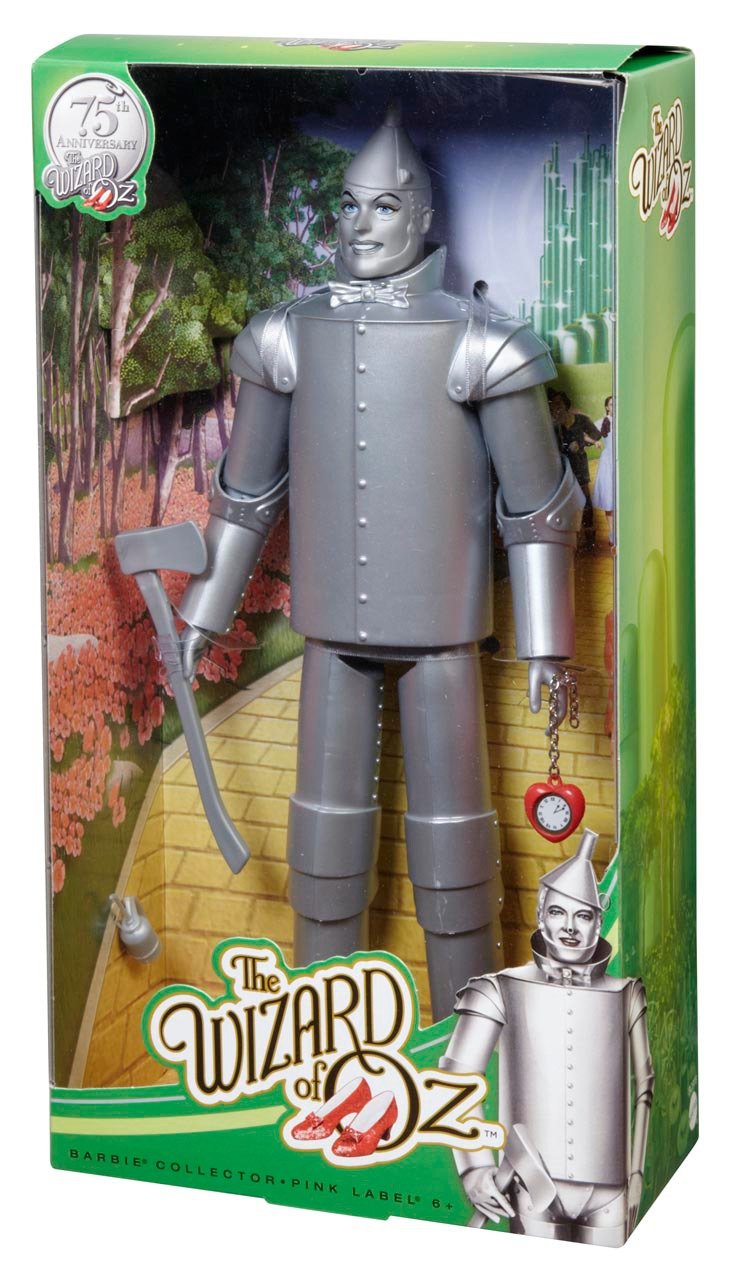 Barbie Collector Wizard of Oz Tin Man Doll - Limited Edition Movie Character Figure - Perfect for Collectors, Gifts & Wizard of Oz Themed Decor