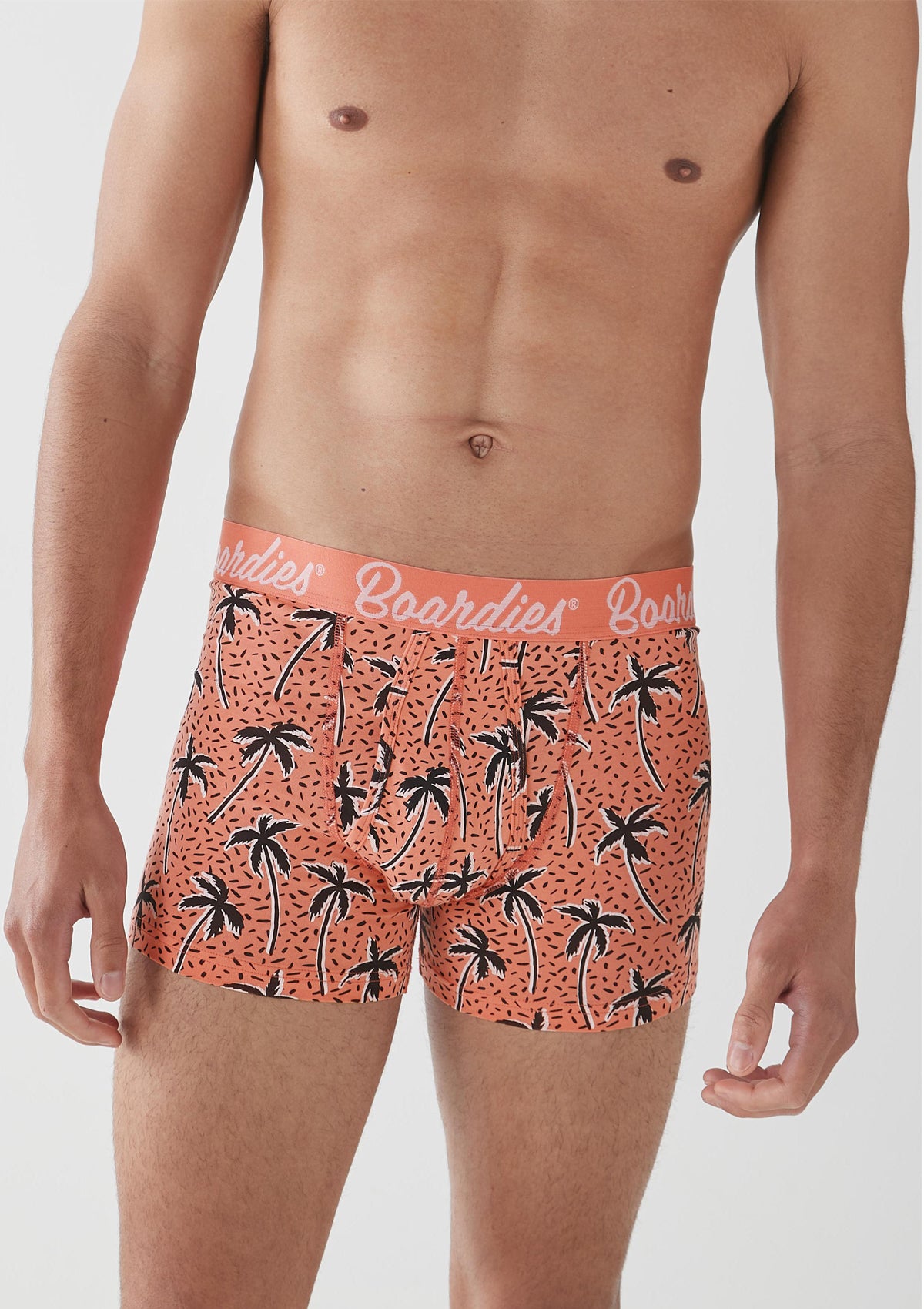 Flair Palm Boxer Briefs 4 Pack - Soft Cotton Men's Underwear for Everyday Comfort | Perfect for Workout, Travel & Lounge