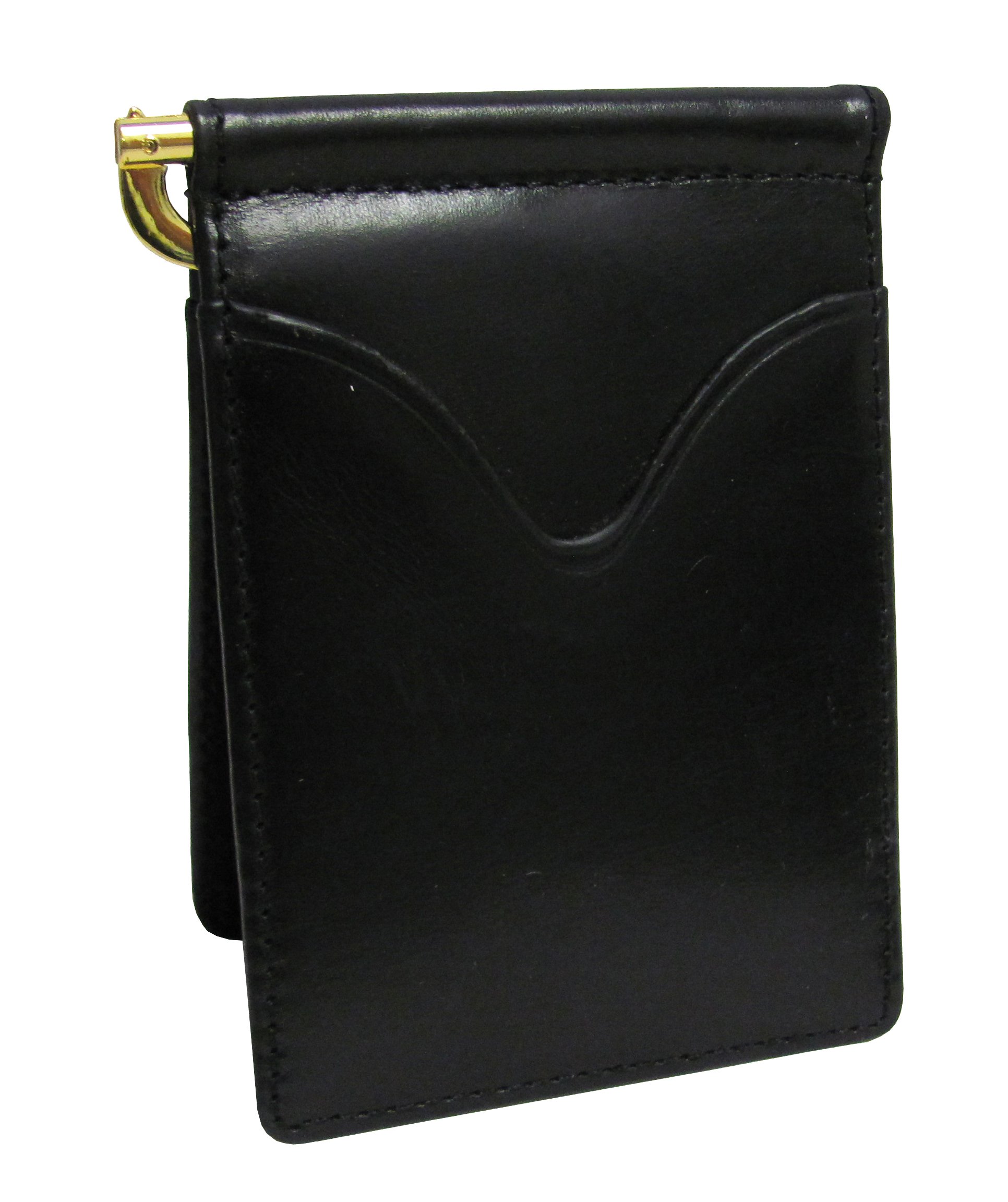 Genuine Leather Money Clip for Men - Slim RFID Blocking Wallet (#98308-027) | Perfect for Business Cards, Cash & Credit Cards Organization