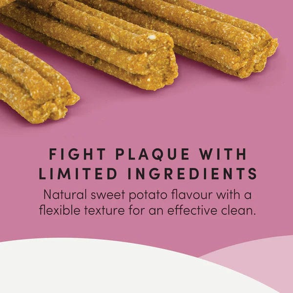 Crumps' Naturals Plaque Busters Original Dental Sticks for Dogs - Natural Teeth Cleaning Chews for Small, Medium & Large Breeds - Freshens Breath & Reduces Tartar - Perfect for Daily Oral Care Routine