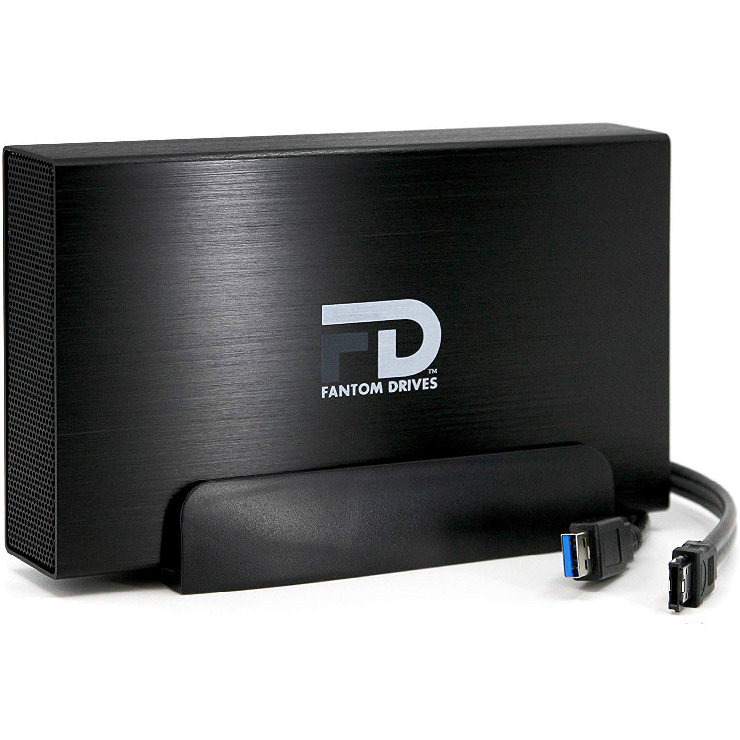 Fantom Drives FD 6TB External Hard Drive for DVR Expansion - USB 3.0 & eSATA with Dual Cables - Compatible with DirecTV, Arris, TiVo & More - High Capacity Storage for Security Cameras, Media Backup & Entertainment Systems (Black, DVR6KEUB)