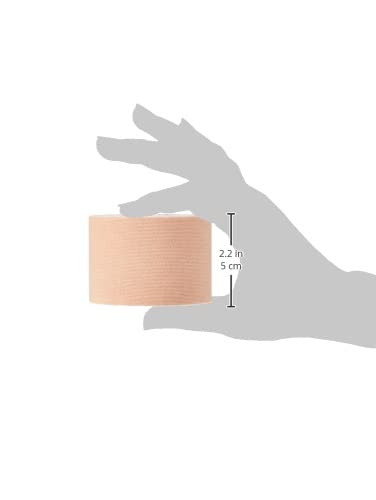 Mueller Beige Kinesiology Tape 2 Inch - Premium Single Roll for Pain Relief & Muscle Support - Ideal for Athletes, Physical Therapy & Injury Recovery