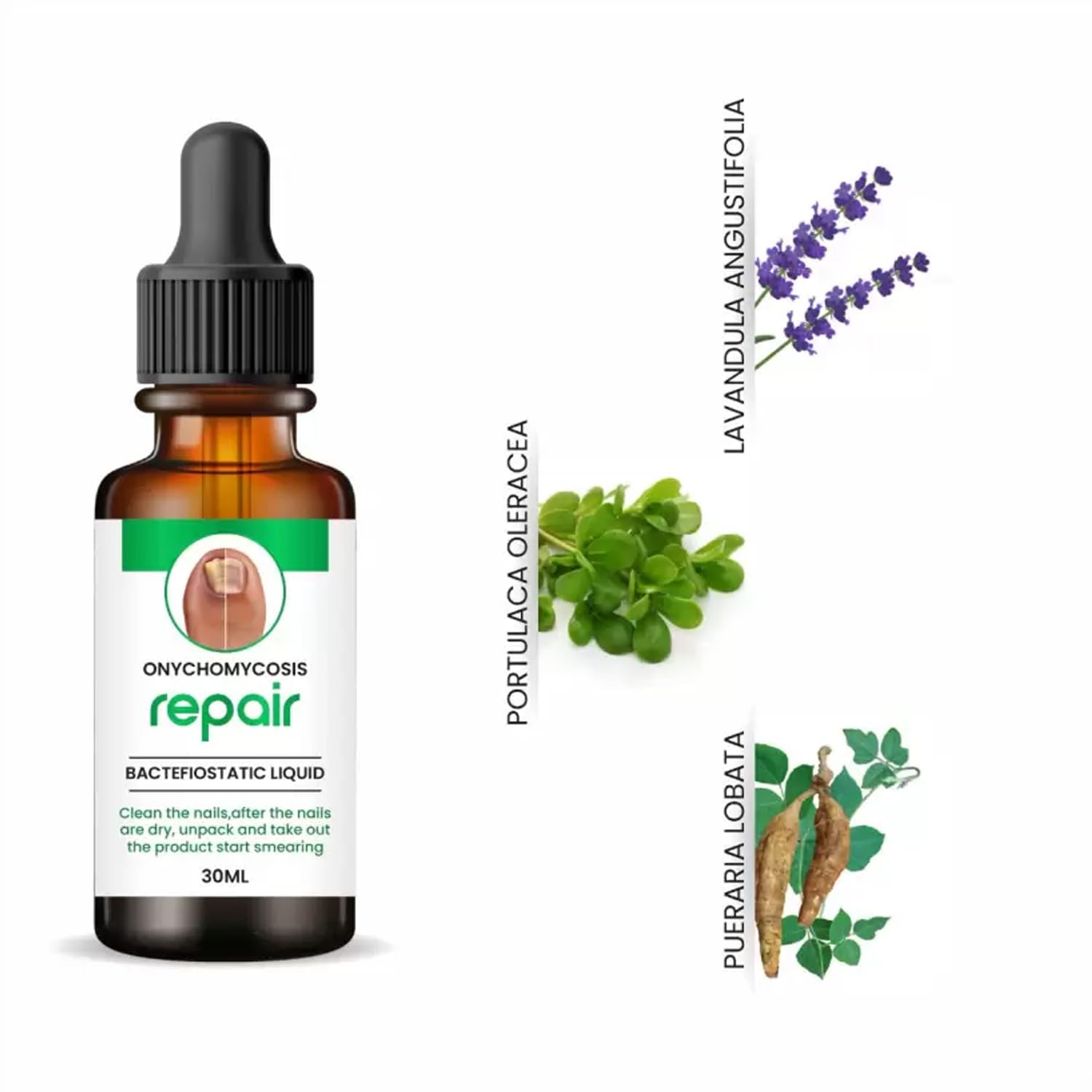 Sahini Nail Serum for Repair & Growth - 100% Natural Fungal Infection Treatment & Cuticle Care (30ML) - Strengthen Brittle Nails, Prevent Splitting & Promote Healthy Nail Growth for Manicures & Pedicures