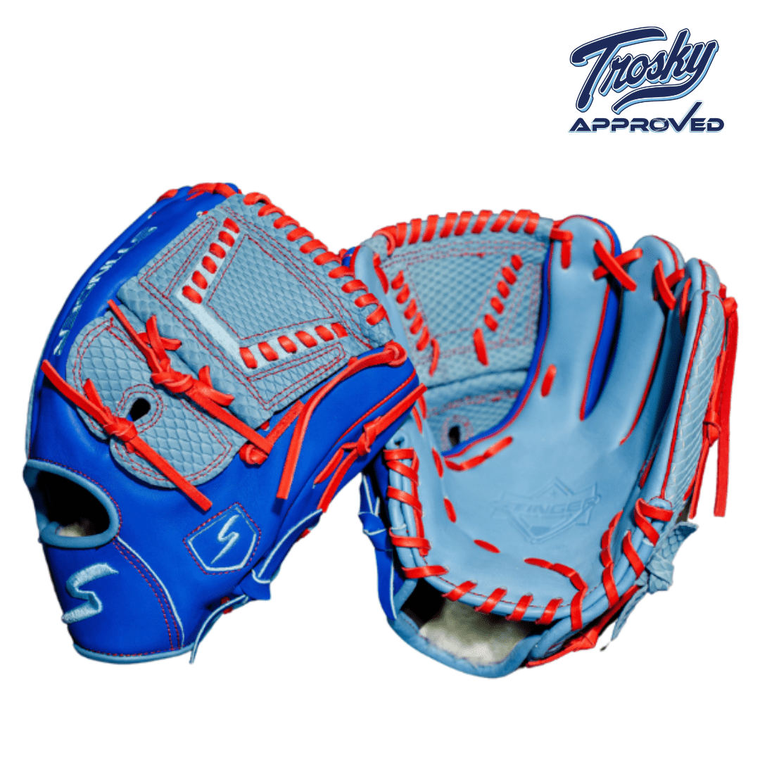 Stinger Aqua Valor 12 Baseball & Softball Fielding Glove - Premium Leather Glove for Youth & Adult Players - Perfect for Practice, Games & Training
