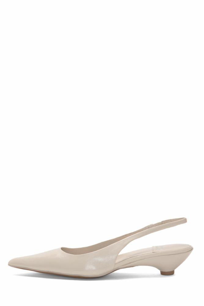 Jeffrey Campbell Women's Monday Cream Crinkle Leather Boots - Stylish Ankle Booties for Fall & Winter | Perfect for Office, Date Night & Casual Outfits