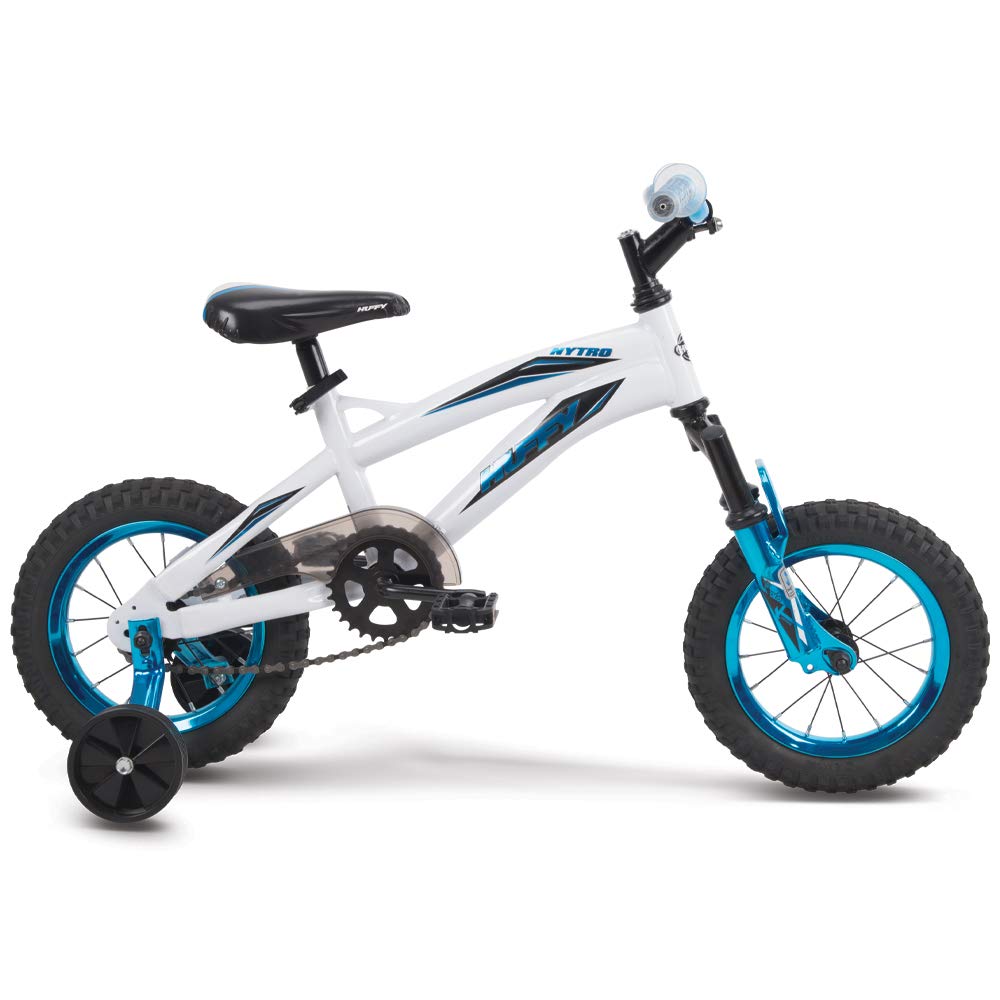 Huffy 12-Inch Kids Bike with Training Wheels - Perfect First Bike for Boys & Girls Ages 3-5 - Safe & Stable for Beginners - Ideal for Neighborhood Rides, Park Adventures & Learning to Cycle