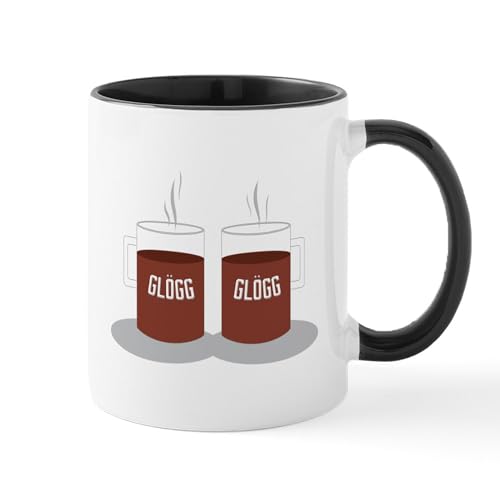 White/Black Inside - Glogg Wine Mugs
