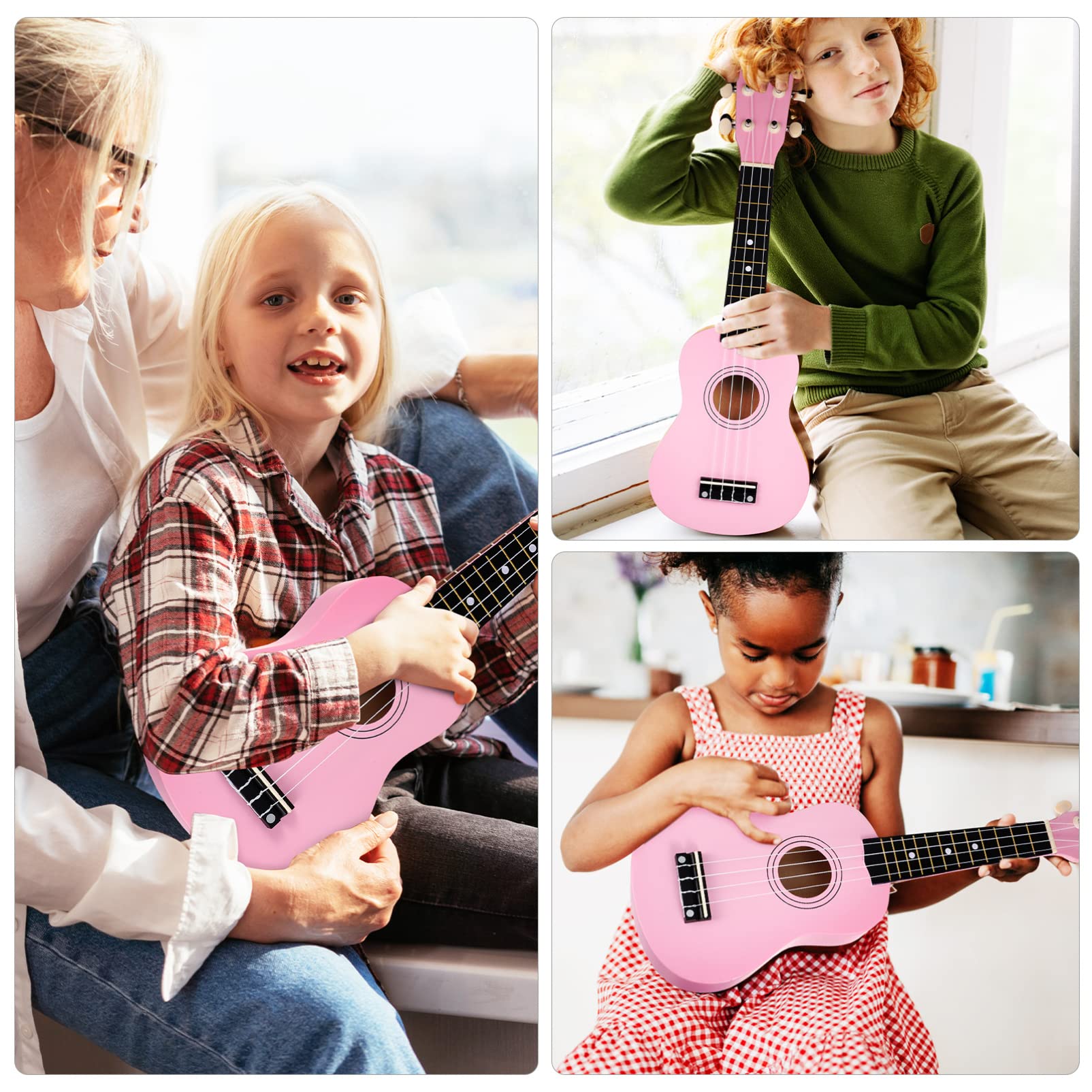 Milisten Soprano Ukulele for Kids & Beginners - 21 Inch Basswood Acoustic Small Guitar with Gig Bag, Spare Strings, Pick & Manual | Perfect for Music Lessons, Travel & Family Entertainment