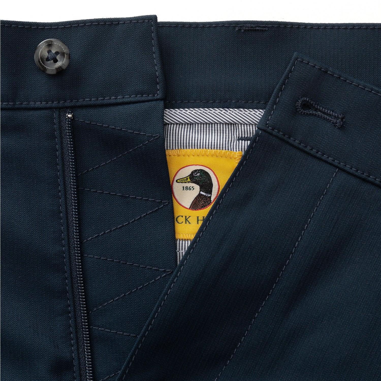 9 Long Drive Performance Golf Shorts for Men - Navy Blue - Comfortable & Breathable for Golfing & Casual Wear