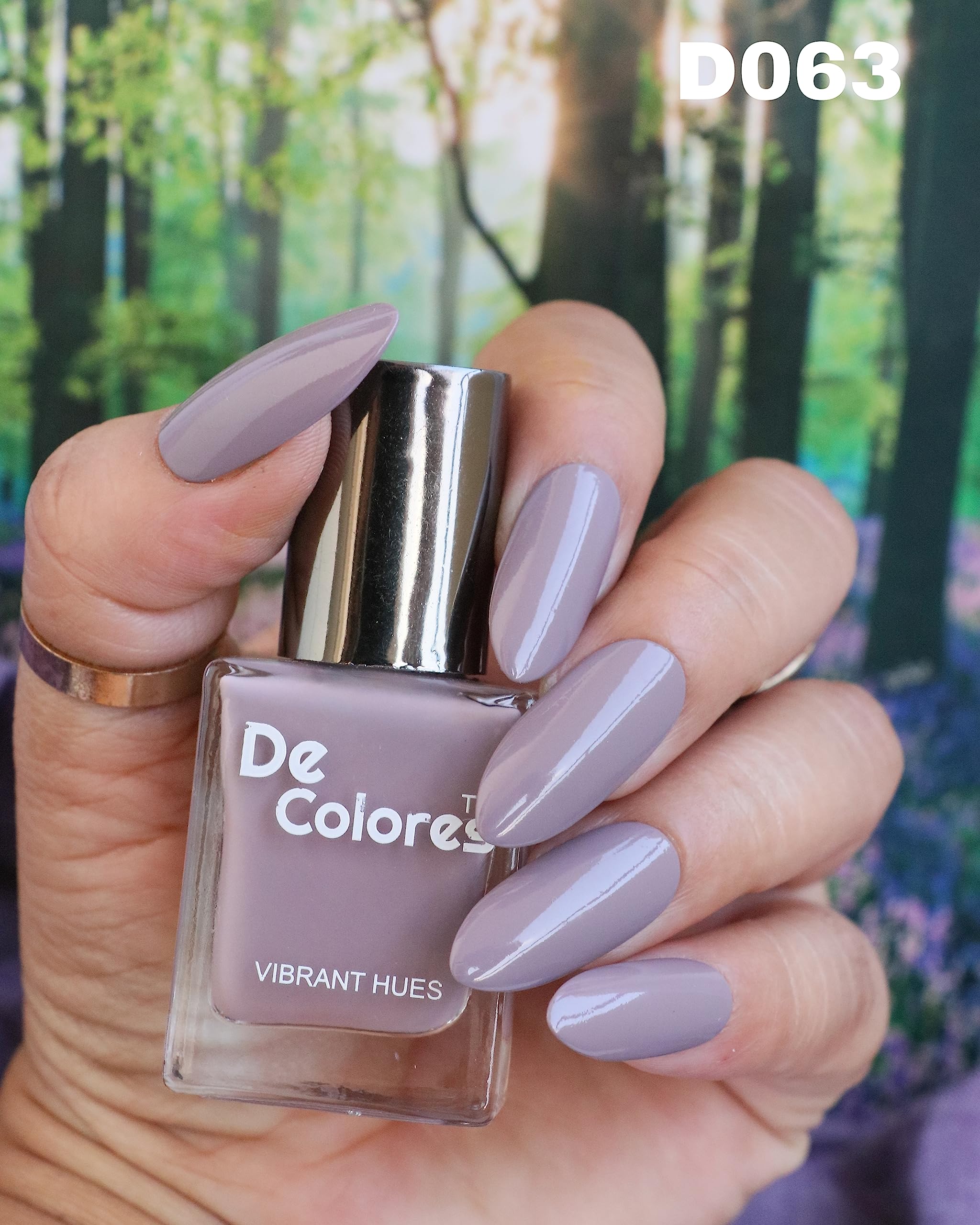 De Colores Glossy Nail Polish - Pastel Collection (6 Pack, 9.9ml Each) | Long-Lasting, Non-Toxic Nail Polish for Women | Perfect for Spring, Summer, Wedding & Everyday Wear