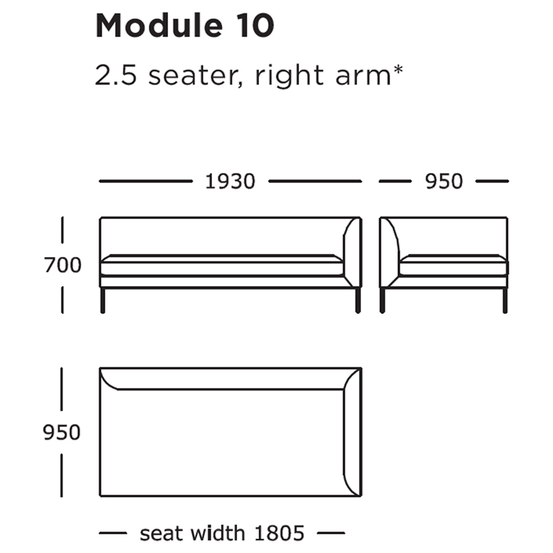 Modular Sofa Set - 9 & 16 Piece Configurable Sectional Couch for Living Room, Lounge & Home Theater Comfortable Seating Solution