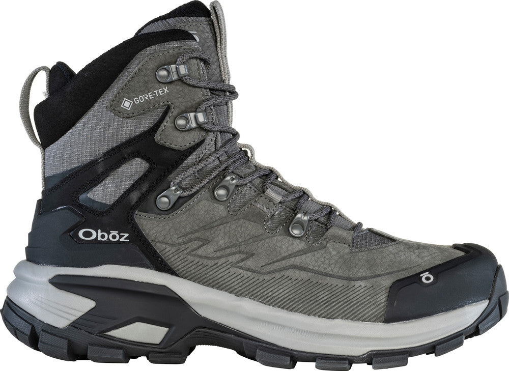 Oboz Bridger Ridge Mid GTX Waterproof Hiking Boots for Men - Durable & Comfortable for Outdoor Adventures, Backpacking, and Trail Running