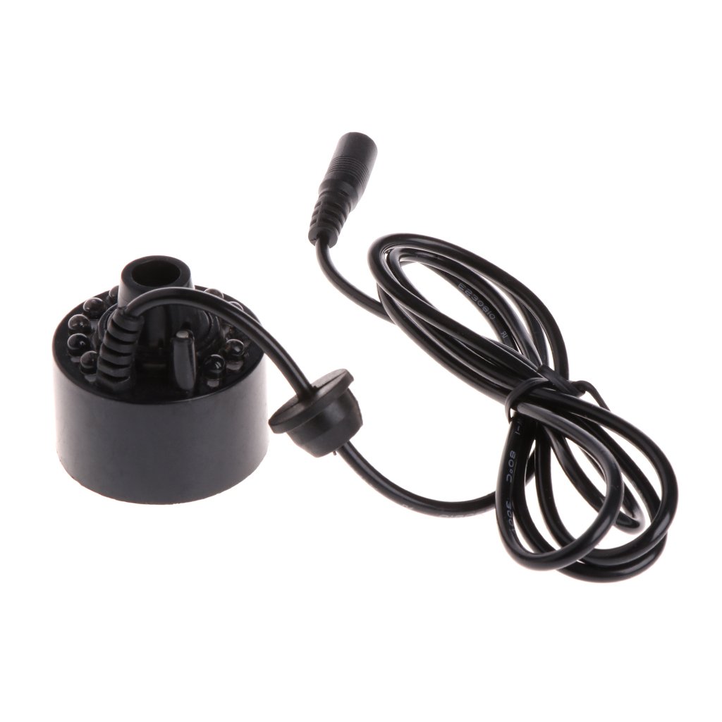 Ankexin 12 LED Mist Maker Fogger - Water Fountain, Pond Fog Machine, Atomizer & Air Humidifier for Home, Office, Aquarium | Perfect for Indoor Decor, Relaxation & Hydroponic Gardening